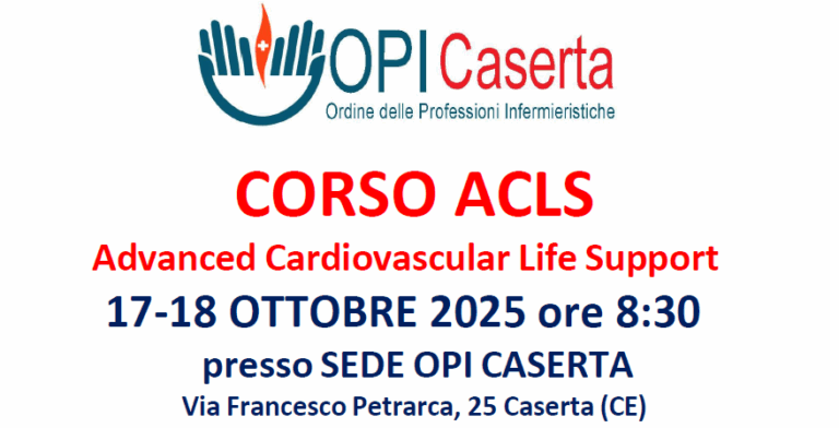 Corso ECM 17-18 ottobre 2025 – “Advanced Cardiovasculair Life Support”