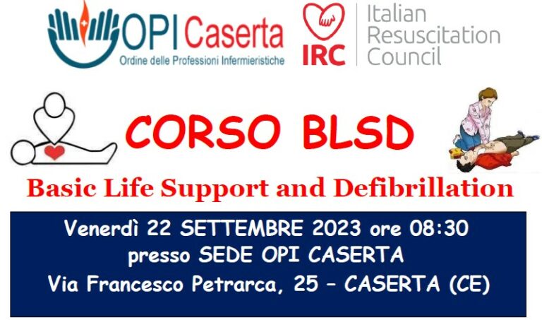 Corso BLSD 22 settembre 2023