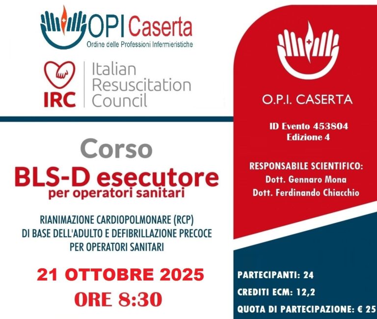 Corso BLSD 21 ottobre 2025