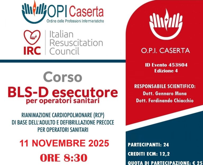 Corso BLSD 11 Novembre 2025